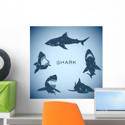Shark Concept Wall Decal
