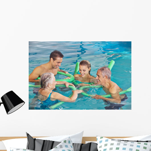 Family with Senior Couple Wall Decal