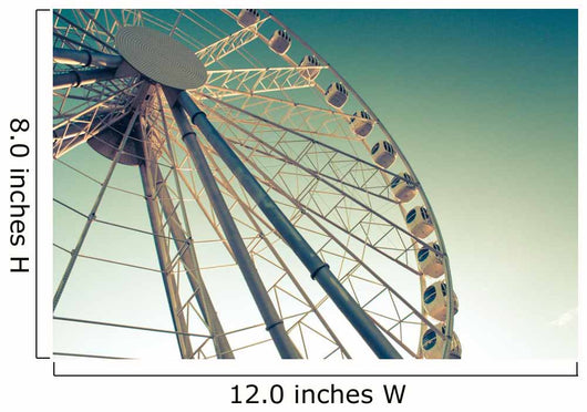 Ferris Wheel against Wall Decal