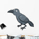 Vector Illustration Cartoon Crow Wall Decal