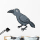 Vector Illustration Cartoon Crow Wall Decal