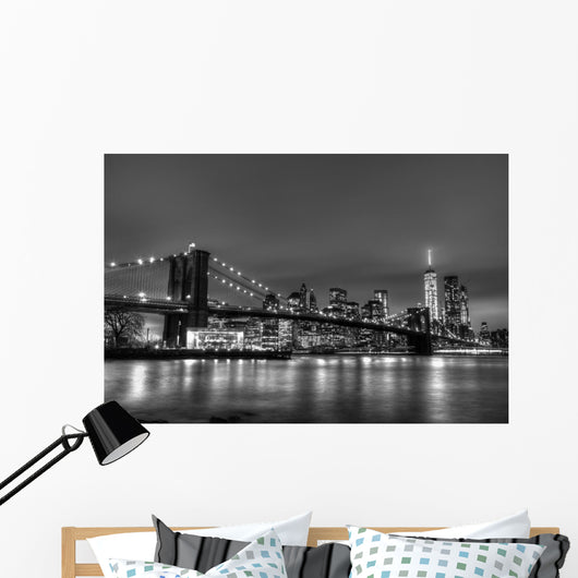 Brooklyn Bridge Dusk New Wall Decal Design 2