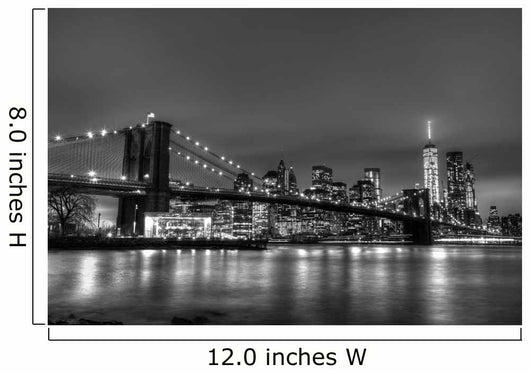 Brooklyn Bridge Dusk New Wall Decal Design 2