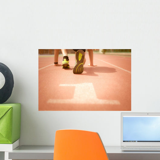 Man Ready to Run Wall Decal