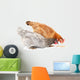 Two Hens and Grains Wall Decal