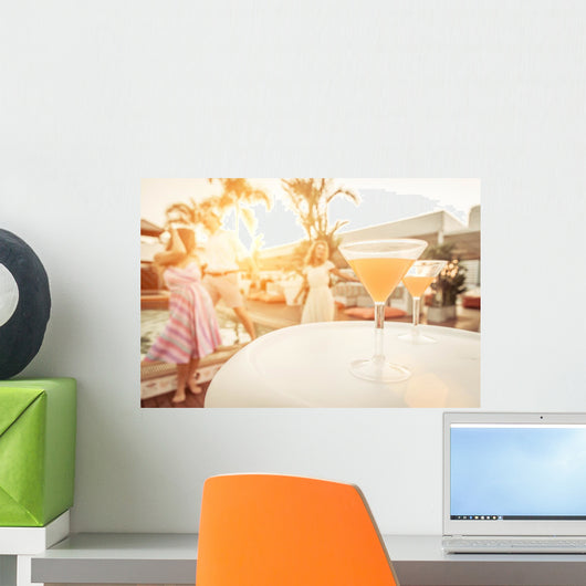 Disco Lounge Party Wall Decal