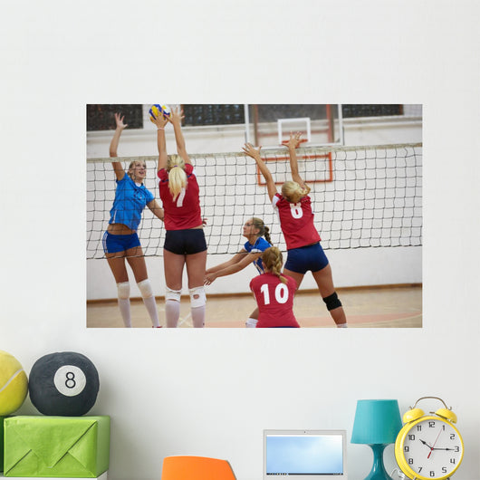 Volleyball Wall Decal Design 7