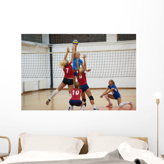 Volleyball Wall Decal Design 5