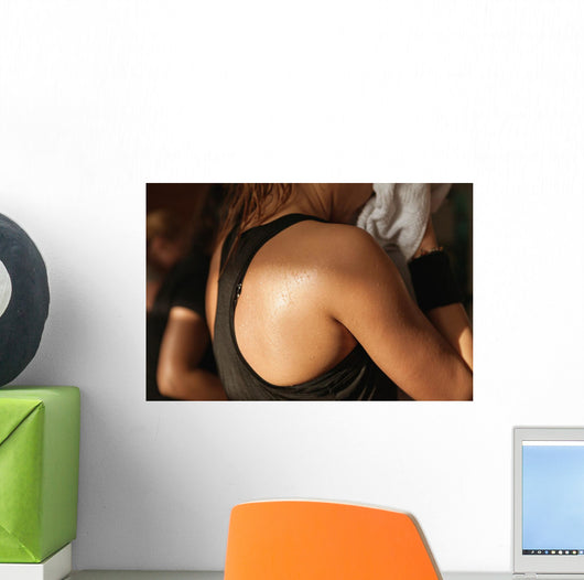 Detail Gym Shot Sweat Wall Decal