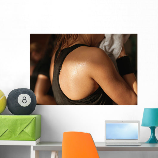 Detail Gym Shot Sweat Wall Decal