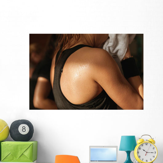Detail Gym Shot Sweat Wall Decal