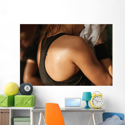 Detail Gym Shot Sweat Wall Decal