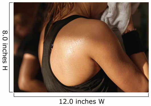 Detail Gym Shot Sweat Wall Decal