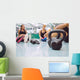 Black Iron Kettlebell Floor Wall Decal