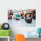 Black Iron Kettlebell Floor Wall Decal