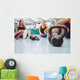 Black Iron Kettlebell Floor Wall Decal
