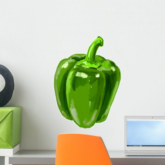 Picture Bell-pepper Wall Decal Design 2