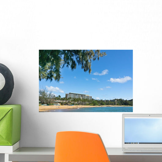 Beautiful view of Nawiliwili, Kauai Island, Hawaii, USA Wall Mural