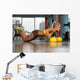 Woman Exercising Push Ups Wall Decal