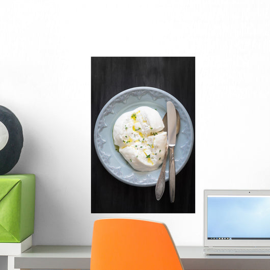 Apulien Burrata Cheese with Wall Decal