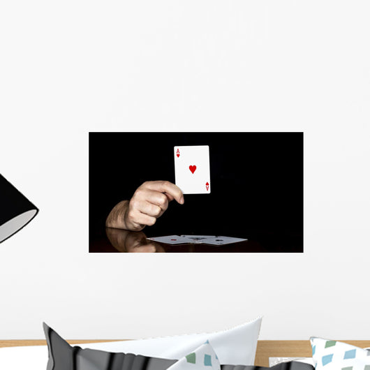 Ace Hearts Wall Decal