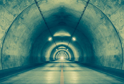 Interior Urban Tunnel Mountain Wall Decal