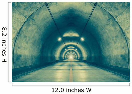 Interior Urban Tunnel Mountain Wall Decal