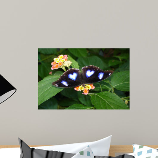 Butterfly Hearts Wall Decal