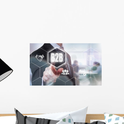 Business Marketing Concept Wall Decal