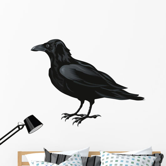 Raven Vector Wall Decal