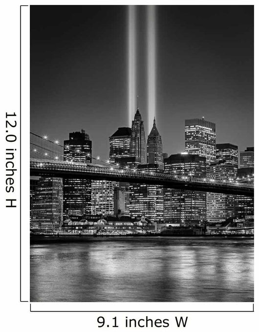 Tribute Light September 11 Wall Decal