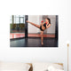 Female Boxer Fighting Ring Wall Decal