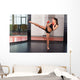 Female Boxer Fighting Ring Wall Decal