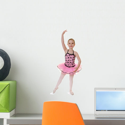 Child Ballet Dancer Does Wall Decal