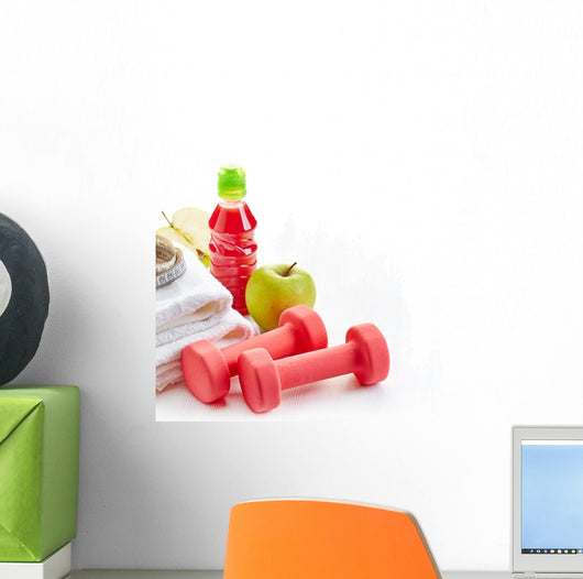 Fitness Equipment for Healthy Wall Decal