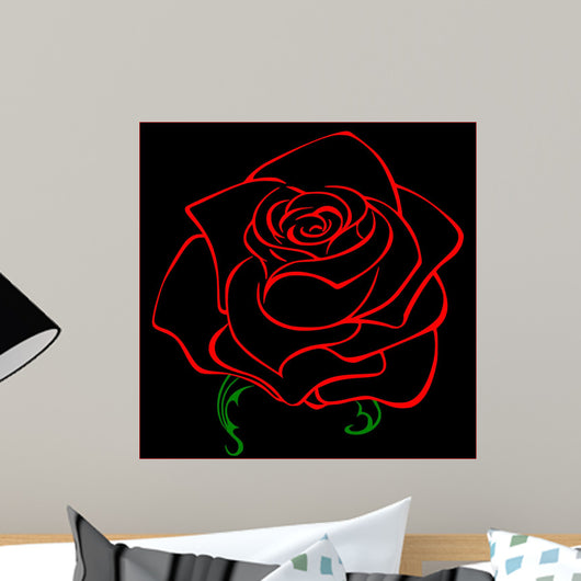 Rose Wall Decal