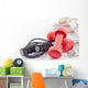 Fitness Equipment Dumbbells Wall Decal Design 2