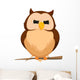 Owl Cartoon Wall Decal