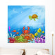 Illustration Underwater World Wall Decal