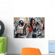 Beautiful Brunette Workout Wall Decal