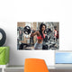 Beautiful Brunette Workout Wall Decal
