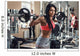 Beautiful Brunette Workout Wall Decal