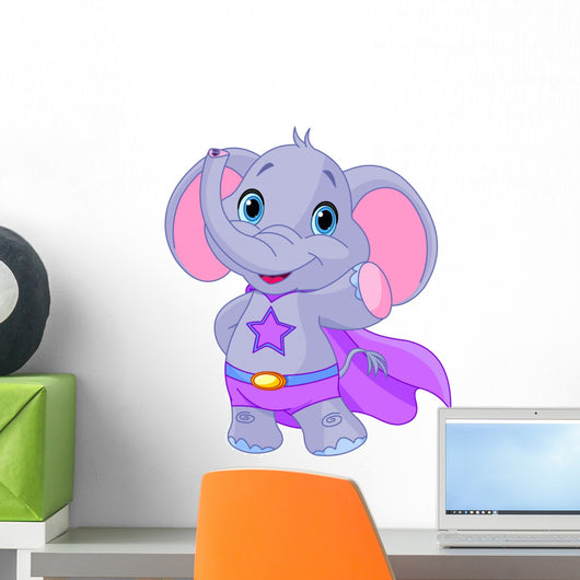 Super Elephant Wall Decal