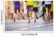 Unrecognizable Young Runners City Wall Decal Design 1