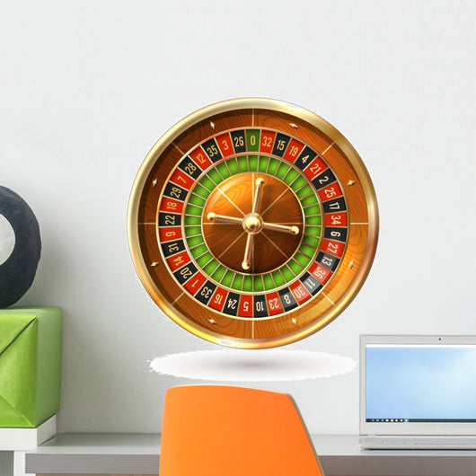 Roulette Wheel Wall Decal