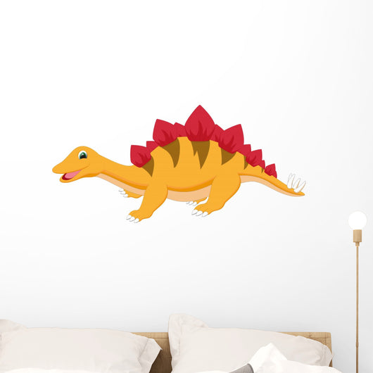 Cute Dinosaur Cartoon Wall Decal