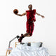 Basketball Player Action White Wall Decal