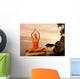 Beautiful Young Woman Doing Wall Decal