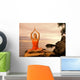 Beautiful Young Woman Doing Wall Decal