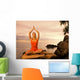 Beautiful Young Woman Doing Wall Decal